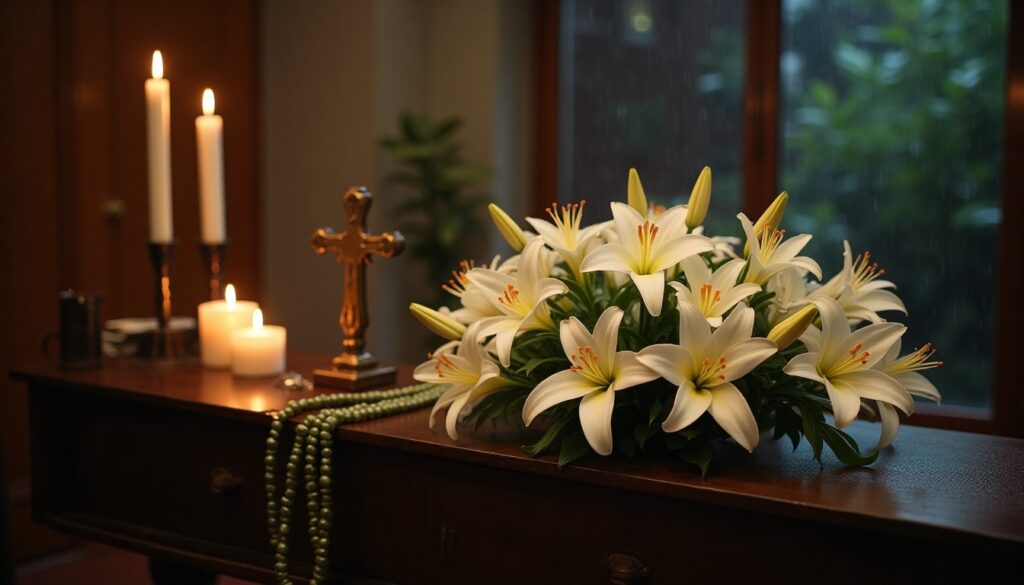 Funeral service in Shah Alam with serene atmosphere